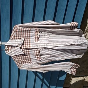 Vintage 60 70 s Levi's‎ checkered 2 tone. Brown